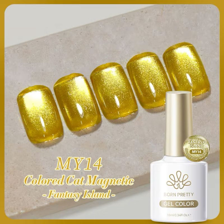 yellow cat-eye magnetic gel)