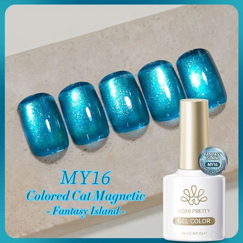 Fantasy Island Cat Eye Magnetic Gel Polish Born Pretty
