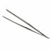 Fine point stainless steel tweezer nail tool with slim angled tips for precise manicure and nail art placement