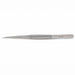 Fine point stainless steel tweezer 16.5cm long nail tool for precise salon manicure and nail art application