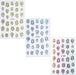 Fireworks Nail Art StickersPack 3 Colours( Laser Gold + Laser Silver + Colourful)