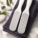 Nail Success Australia white washable pedicure foot files with smooth and textured exfoliating surfaces for salon foot care