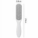 Nail Success Australia white washable pedicure foot file with 23cm length and 3.8cm wide textured exfoliating surface