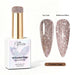 Nail Success Australia Frosted Sage reflective glitter gel polish with top coat and reflective effect swatches