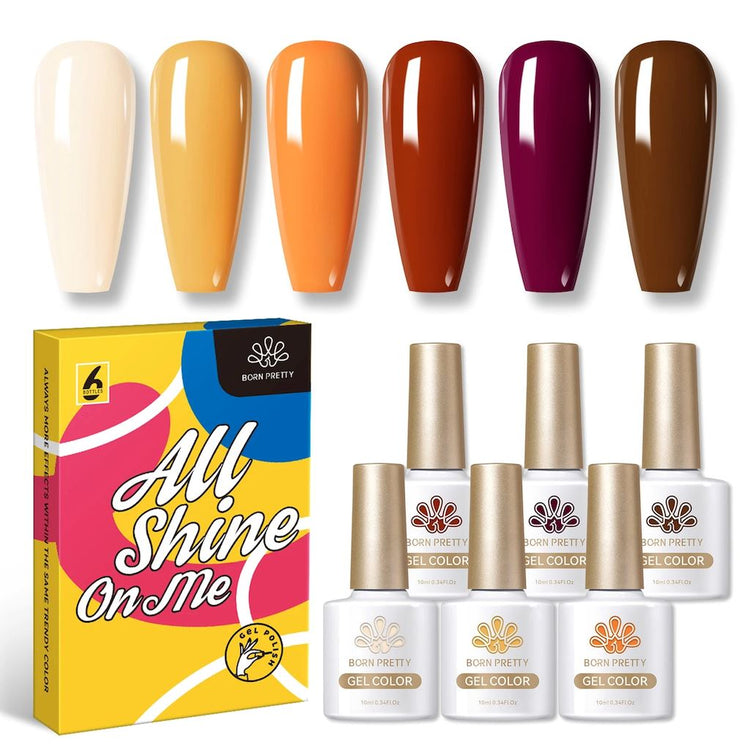 Gel Polish 6 Colour Set