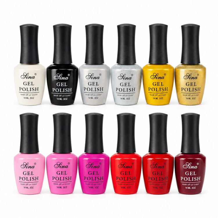 Gel Polish Collection 12 Colours SINA