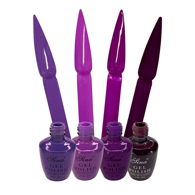 Gel Polish Collection 4 Colours SINAGP-01+48+50+26