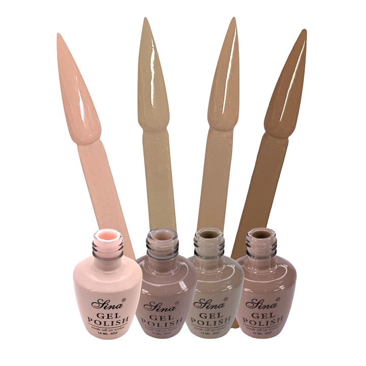 Gel Polish Collection 4 Colours SINAGP-06+63+76+75