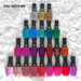 Sina You Need Me gel polish set with numbered assorted colours on white faux fur background