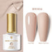 Born Pretty gel polish colour BWH16 nude shade swatch (gloss top coat vs matte top coat) 7ml