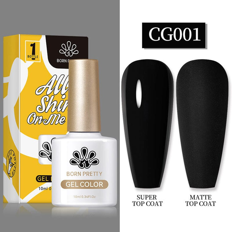 Gel Polish Colours BORN PRETTYCG001 (Black)
