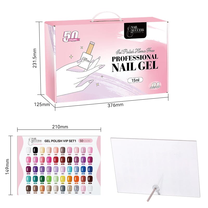Gel Polish Colours Hema Free Nail Success 15ml Collection
