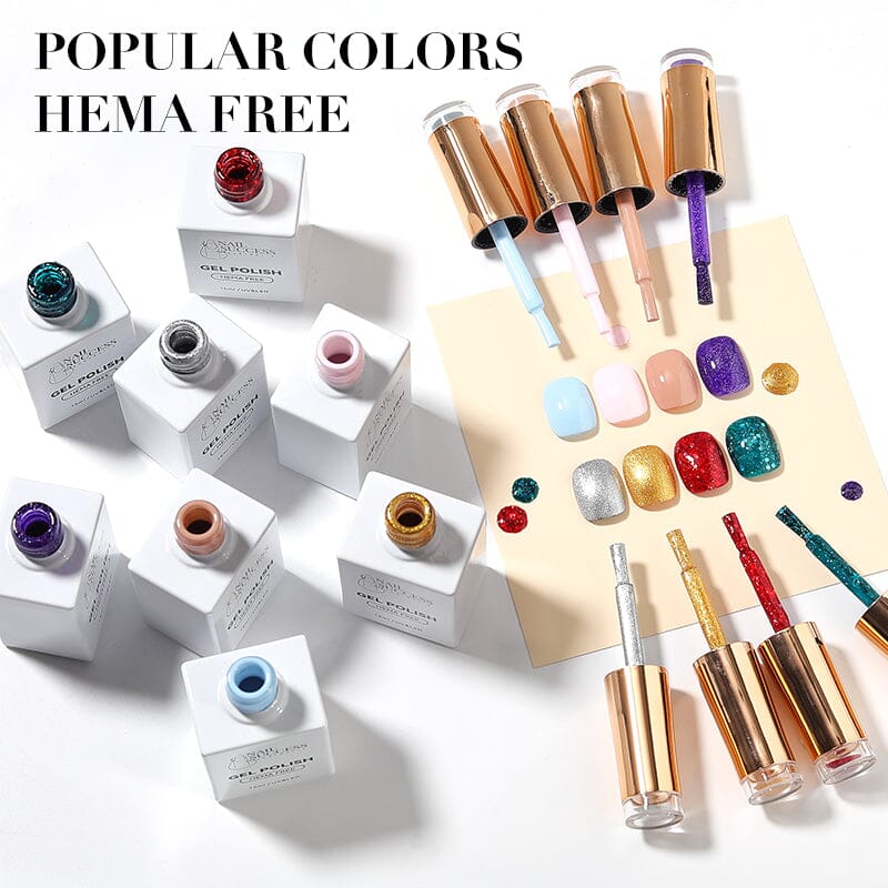 Gel Polish Colours Hema Free Nail Success 15ml Collection