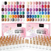 Nail Success HEMA-Free Gel Polish—100-color 15 mL collection kit with swatch chart; professional nail gel set.