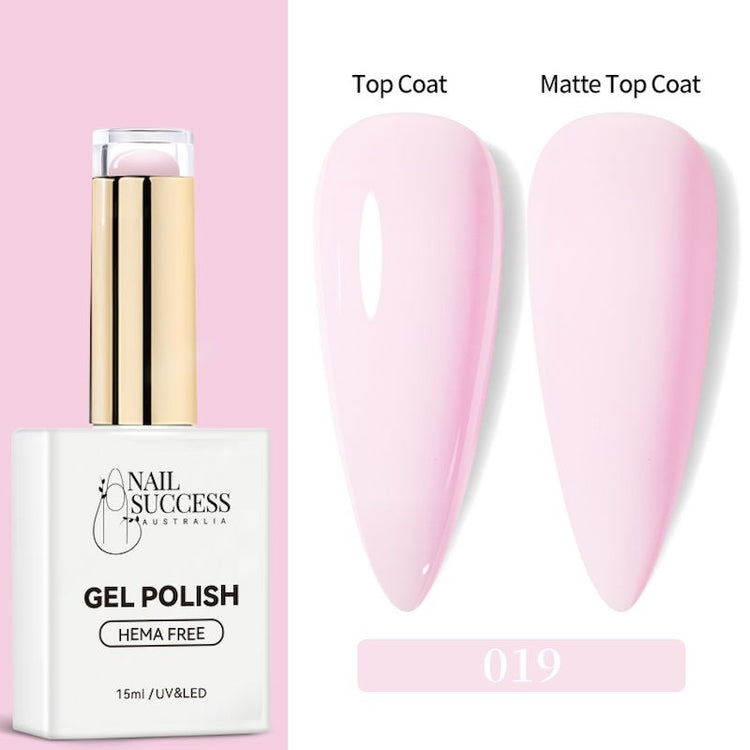 LED with glossy and matte swatches