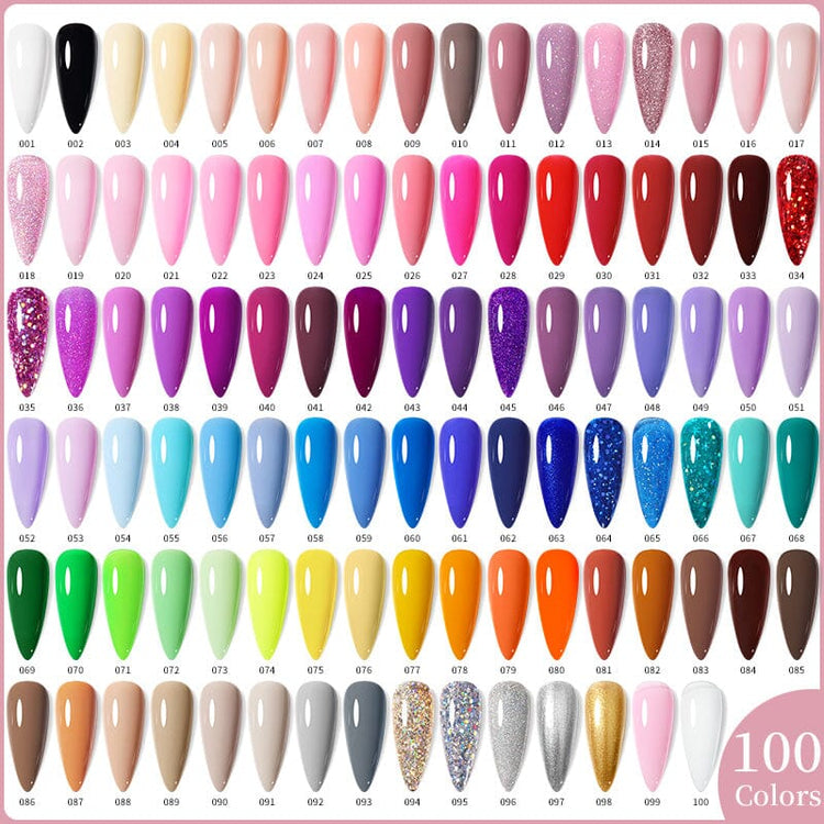 Gel Polish Colours Hema Free Nail Success 15ml PackPack 3 - 100 Colours