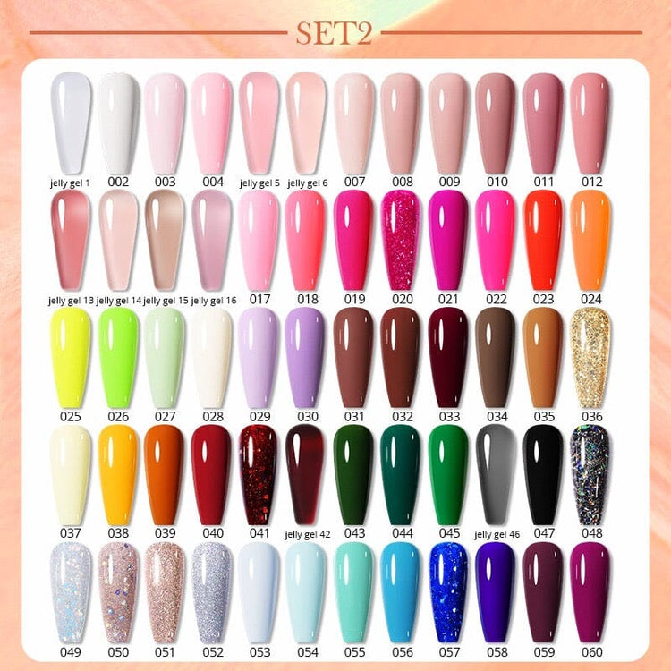 Gel Polish Kit 60 Colours Born Pretty - All Shine On Me - Kit2