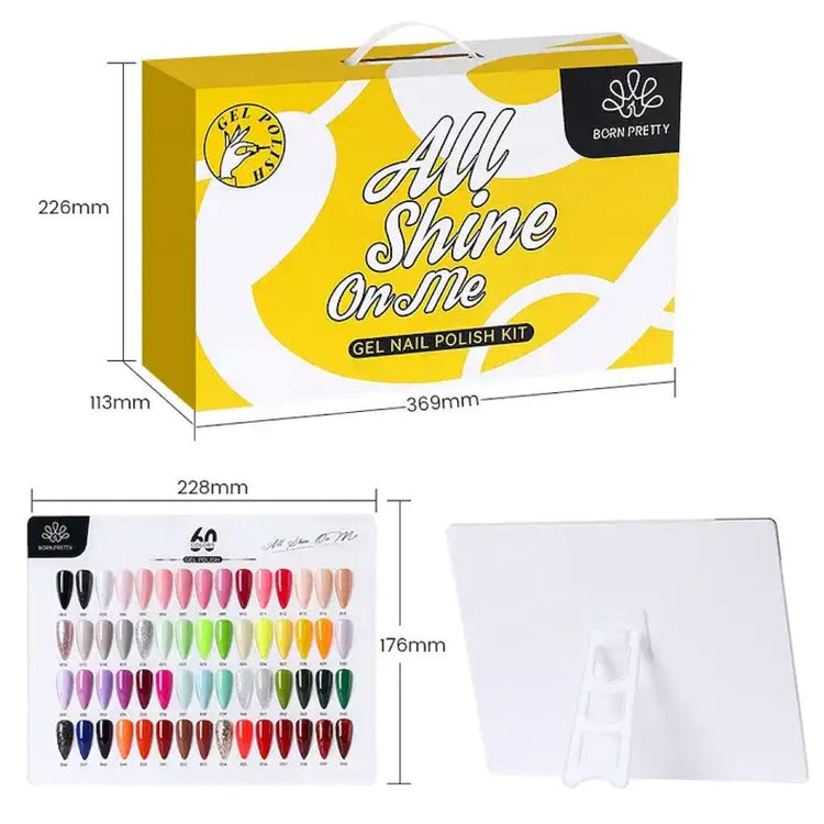 Gel Polish Kit 60 Colours BORN PRETTY - All Shine On Me