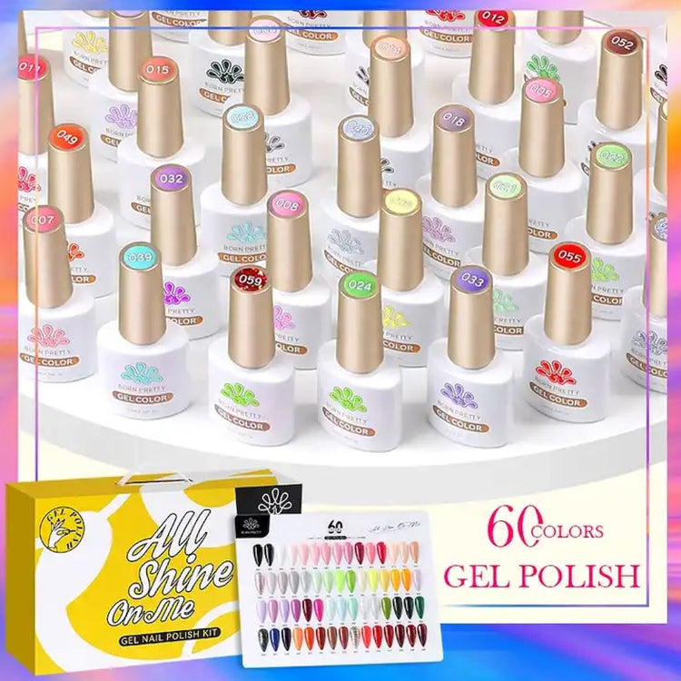 Gel Polish Kit 60 Colours BORN PRETTY - All Shine On Me