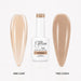 Gilded Rubber Base Gel - one coat vs two coats comparison