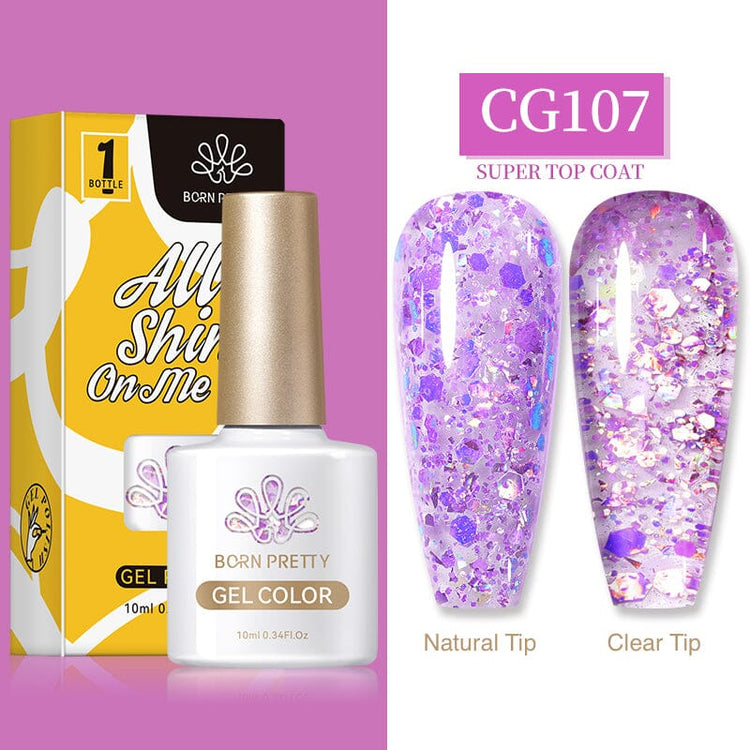 Glitter Gel Polish Colours BORN PRETTYCG107