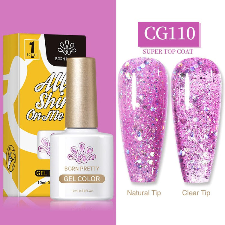 Glitter Gel Polish Colours BORN PRETTYCG110