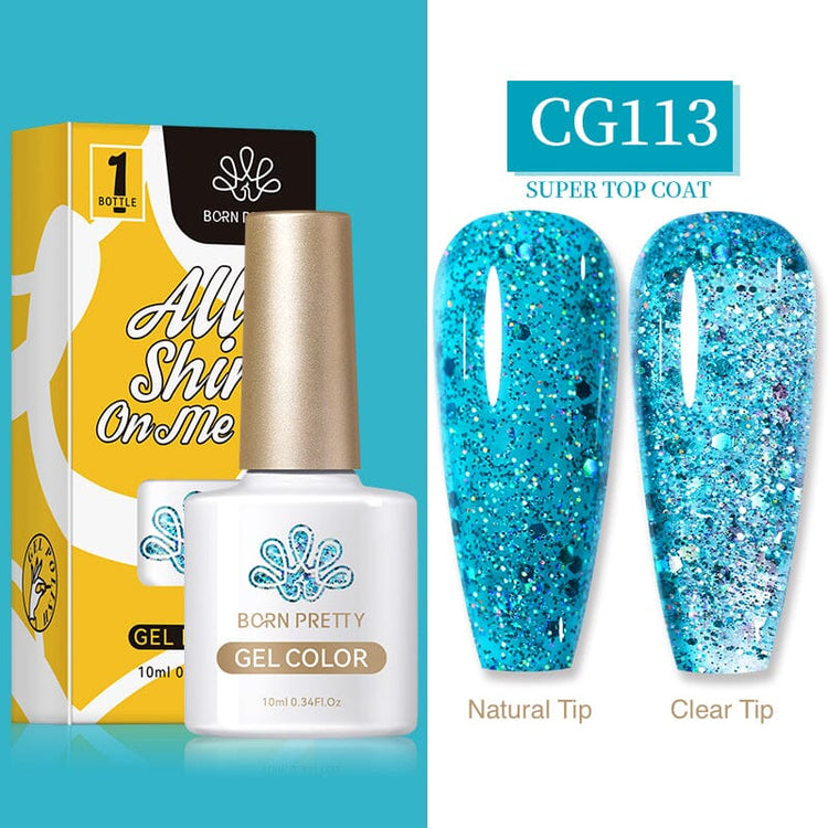 Glitter Gel Polish Colours BORN PRETTYCG113