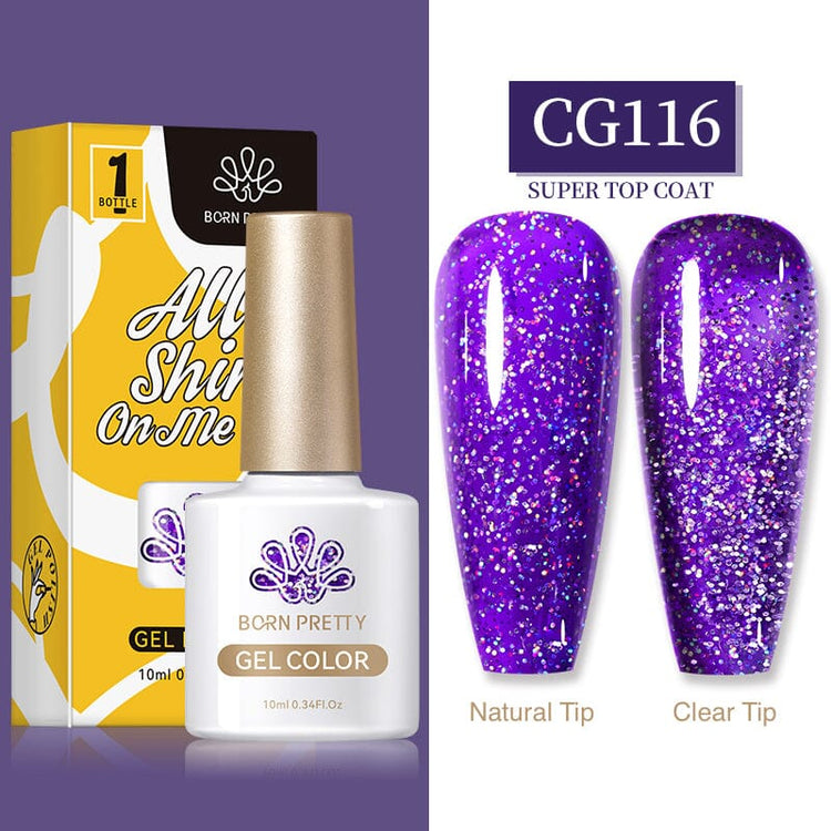 Glitter Gel Polish Colours BORN PRETTYCG116