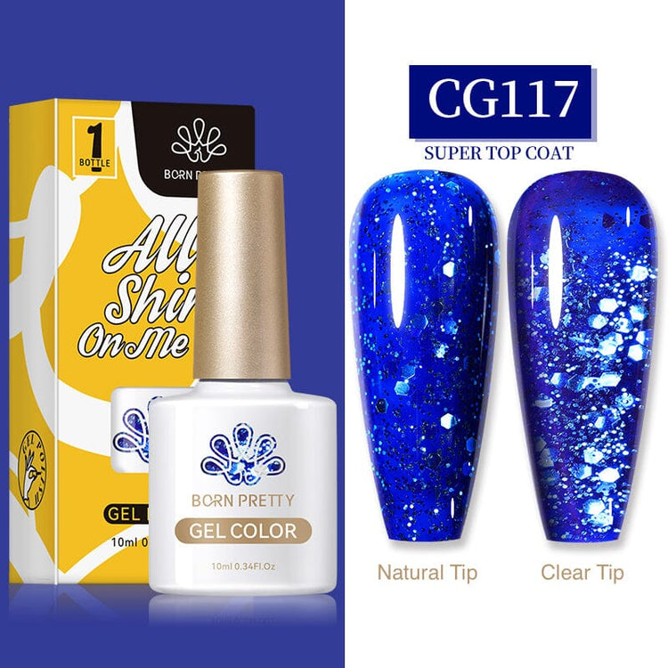 Glitter Gel Polish Colours BORN PRETTYCG117