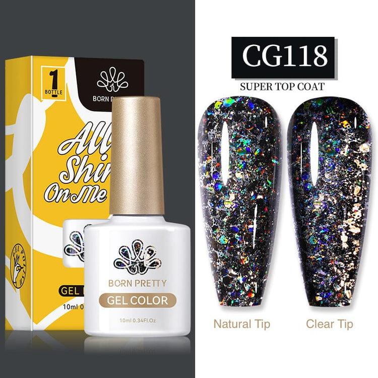 Glitter Gel Polish Colours BORN PRETTYCG118