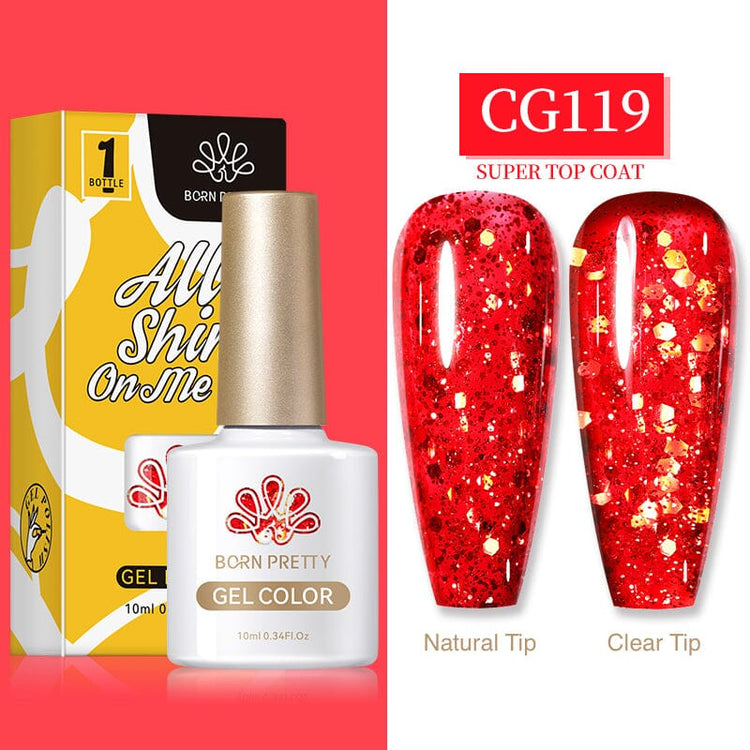 Glitter Gel Polish Colours BORN PRETTYCG119