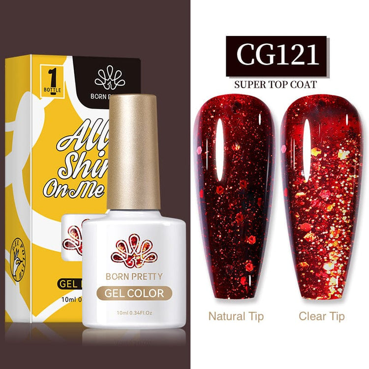 Glitter Gel Polish Colours BORN PRETTYCG121