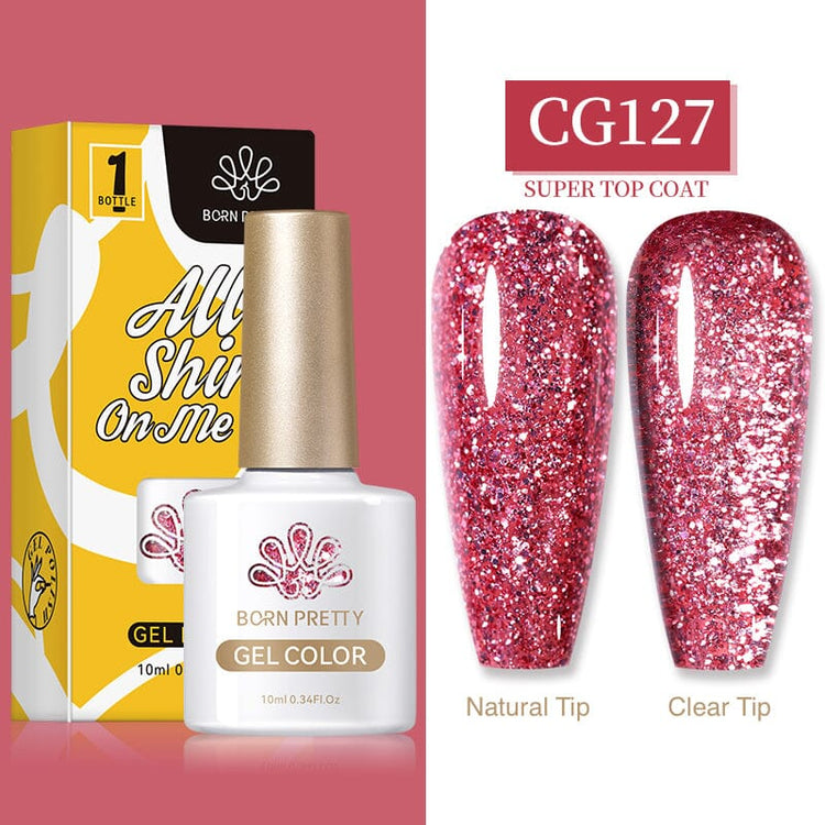 Glitter Gel Polish Colours BORN PRETTYCG127