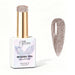 Nail Success Australia Golden Glitz reflective glitter gel polish bottle with glossy gold nail colour swatch