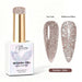 Nail Success Australia Golden Glitz reflective glitter gel polish with top coat and reflective effect swatches