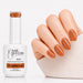 Golden Hour Rubber Base Gel - natural nail result on hand