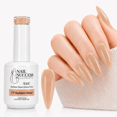 Golden Hour Rubber Base Gel - HEMA Free
