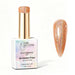 Nail Success Australia Golden Prism holographic gel polish bottle with glossy golden holographic nail colour swatch