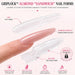 Nail Success Australia GripLock Almond Sandwich Nail Forms showing top and bottom dual form design with finished nail demo and secure lock technology