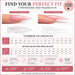 Nail Success Australia GripLock professional nail tip forms size guide with 15 sizes 0 to 14 and 240 pieces included