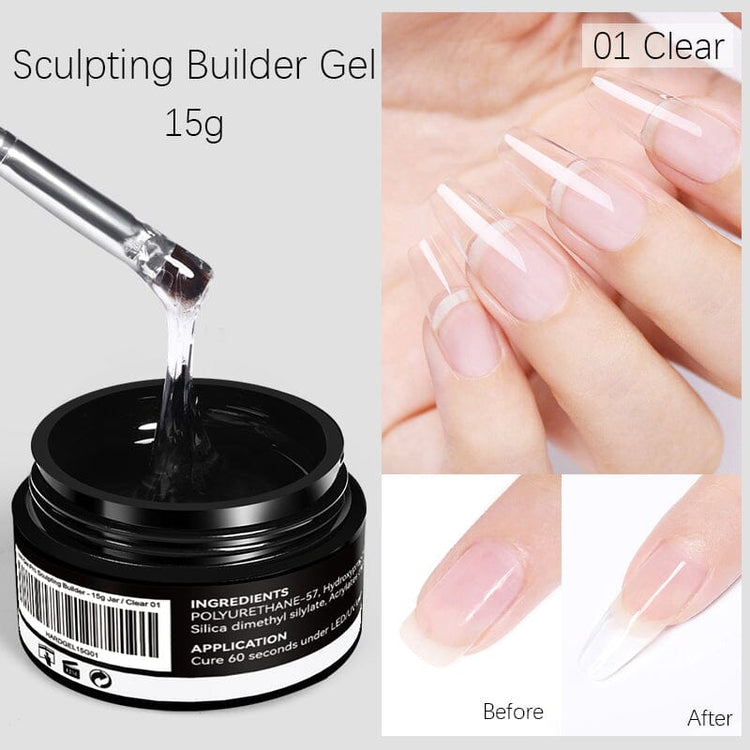 LED curable with before-and-after