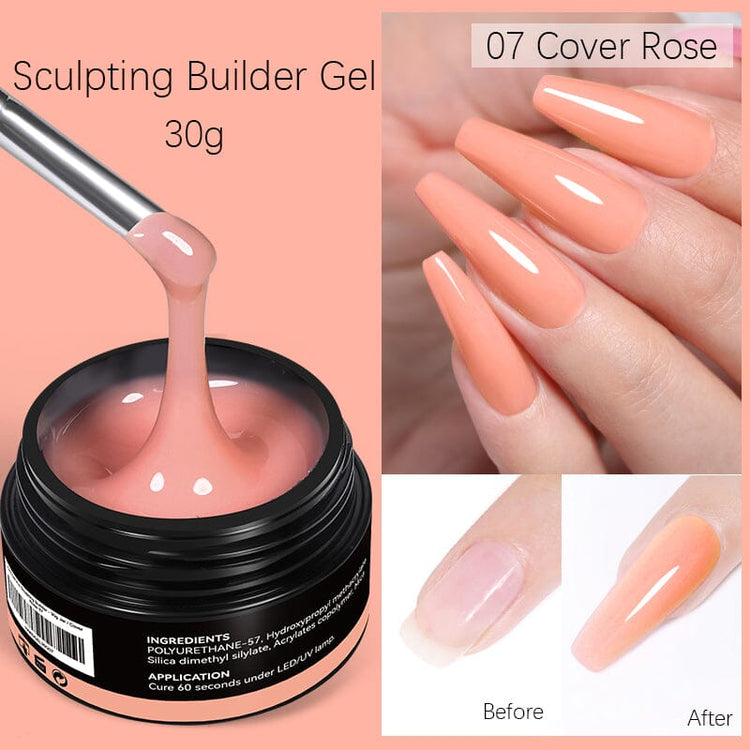 LED curable with before-and-after results.