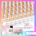 Nail Success Australia HEMA-free Gel Polish VIP Set 3 with 50 colours, gold cap bottles, colour chart and pink storage box