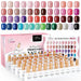 Nail Success Australia HEMA-free Gel Polish VIP Kit 3 with 50 colours, shade chart, bottles and pink storage box