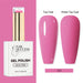 Nail Success Australia HEMA-free gel polish shade 122 with bright pink swatches in glossy and matte finish