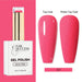 Nail Success Australia HEMA-free gel polish shade 123 with vibrant hot pink swatches in glossy and matte finish