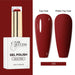 Nail Success Australia HEMA-free gel polish shade 133 with deep burgundy red swatches in glossy and matte finish
