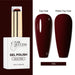 Nail Success Australia HEMA-free gel polish shade 135 with deep oxblood red swatches in glossy and matte finish