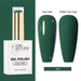 Nail Success Australia HEMA-free gel polish shade 145 with deep forest green swatches in glossy and matte finish