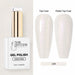 Nail Success Gel Polish 149 shimmer, shown with gloss top coat and matte top coat